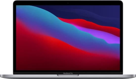 AS IS+ 13” MACBOOK PRO/TOUCH BAR, M1 CHIP 8-CORE CPU, 8-CORE GPU, 256GB, SPACE GRAY, ENGLISH