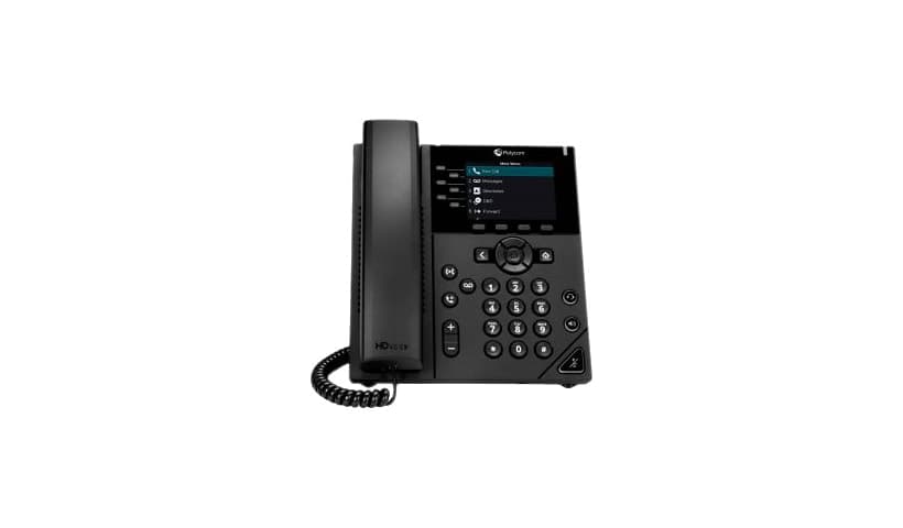 Poly VVX 350 Desktop Business IP Phone - Includes Power Supply and 1 year manufacturer warranty